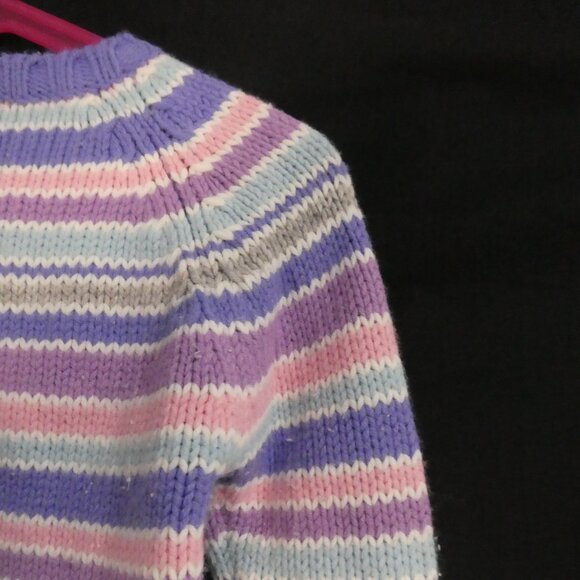 Y2K - OLD NAVY - Baby | 3T | Pastel Striped Knit Sweater - Picture 12 of 16